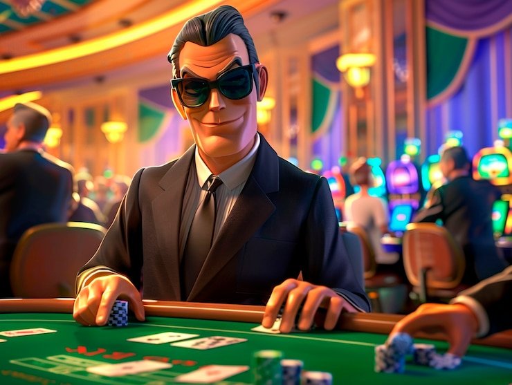 Antarmuka meja live-dealer Allbet di tanganjudi